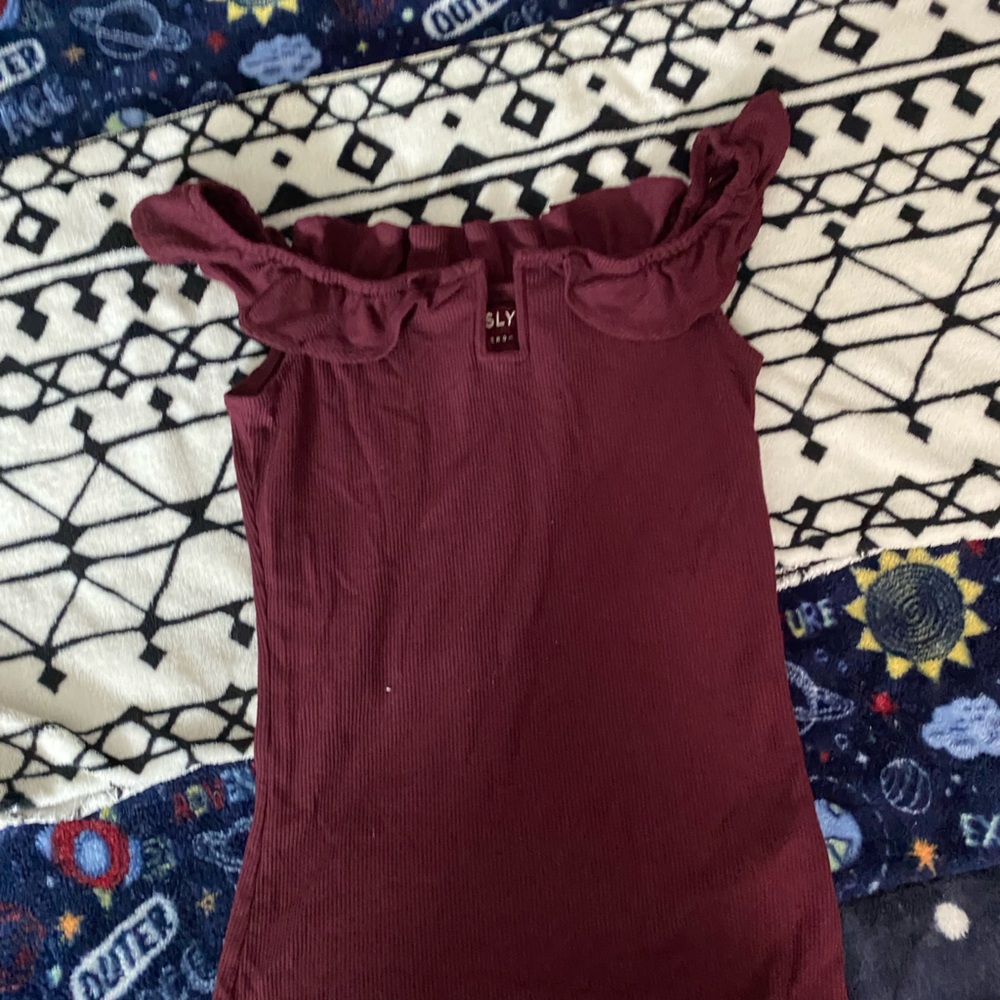 Maroon shirt from Seriously Soft!